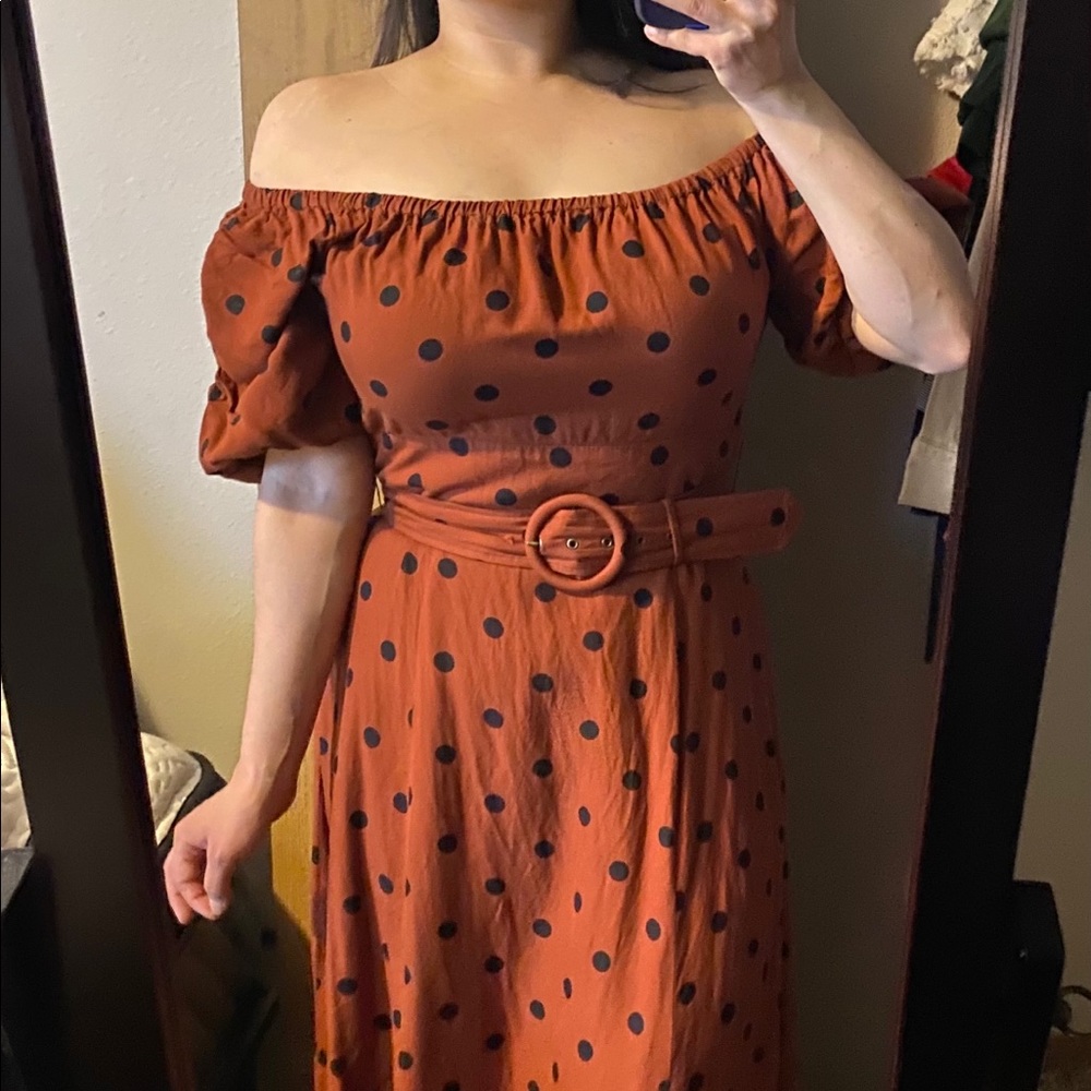 Maeve by Anthropologie Lucienne Polka Dot Dress - Picture 10 of 16